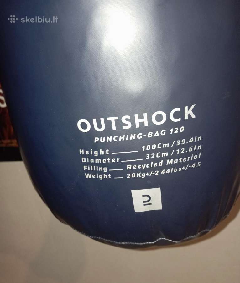 Decathlon Outshock bokso maišas + Mma pirštinės - nuotraukos Nr. 2