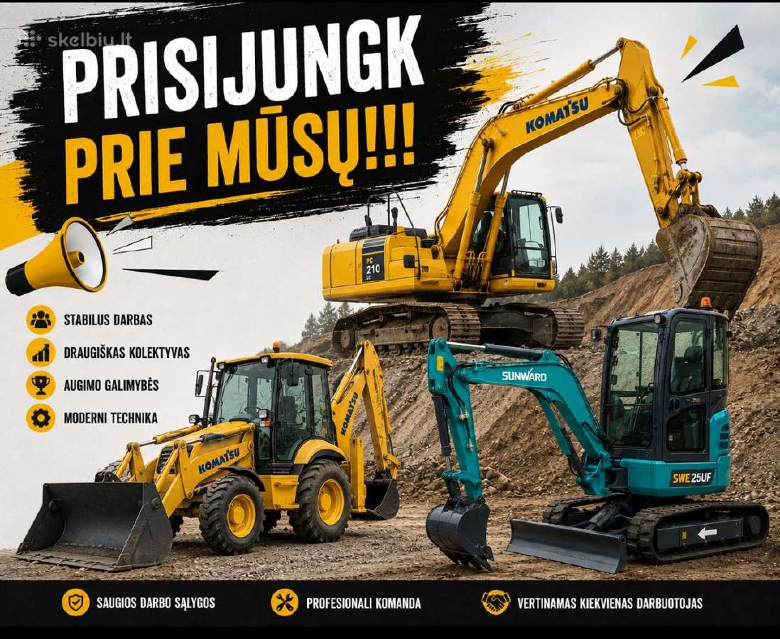 Ieškome technikos operatoriaus