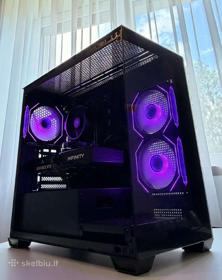 Rtx 5060, Ryzen 5, 16gb RAM Žaidimų kompiuteris!