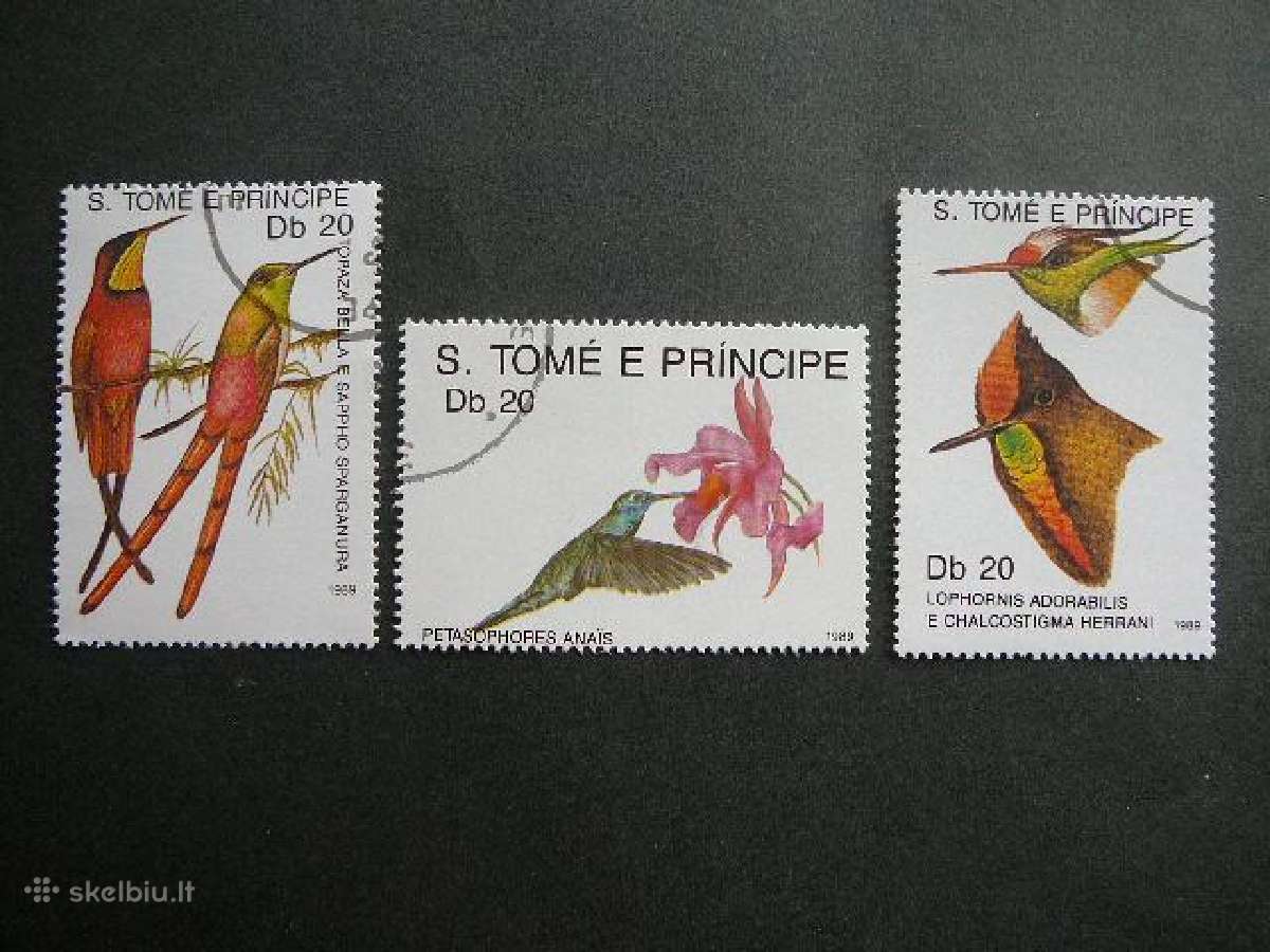 Pauksciai S. Tome 1989 antsp. st66a