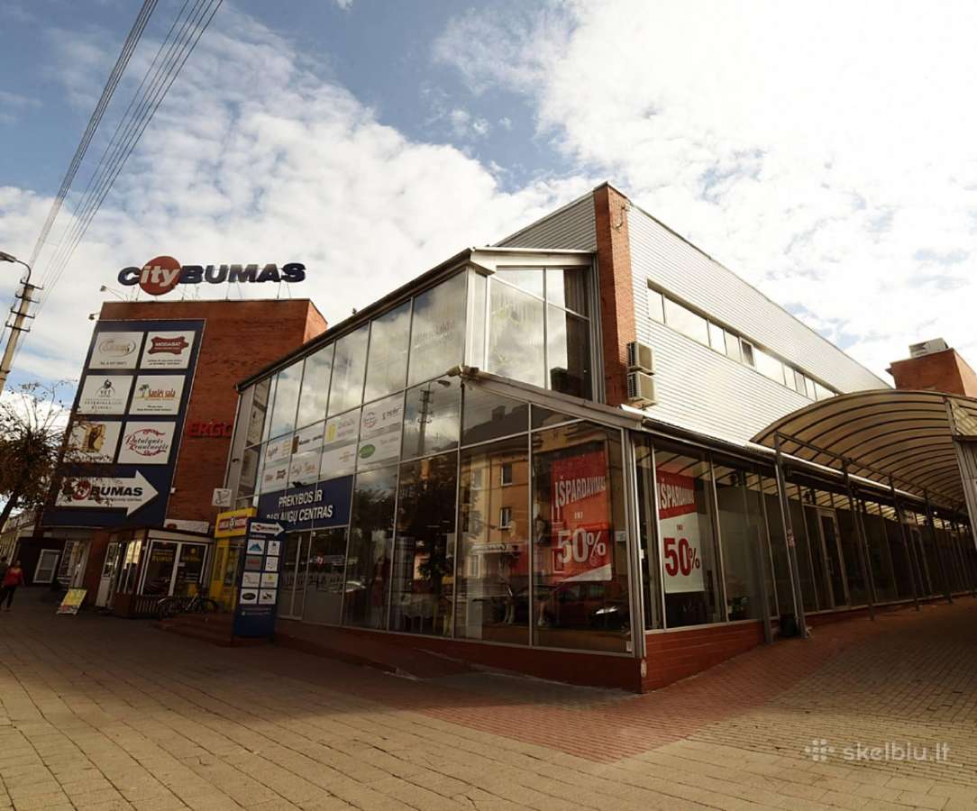 Išnuomojamos patalpos miesto centre