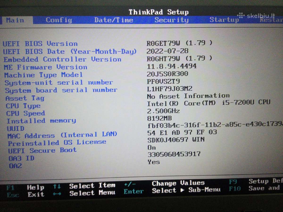 Lenovo Thinkpad L470