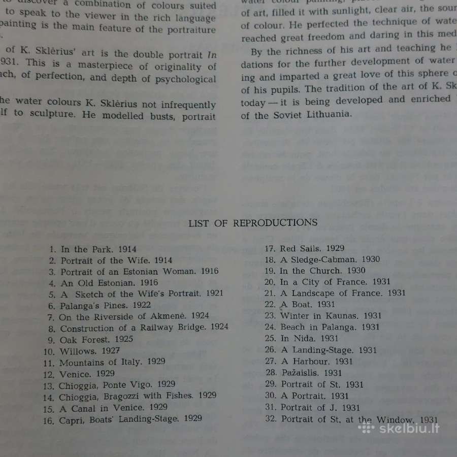 K. S. Sklėrius - reprodukcijų rinkinys 1964 m. - nuotraukos Nr. 22