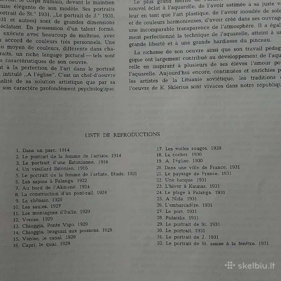 K. S. Sklėrius - reprodukcijų rinkinys 1964 m. - nuotraukos Nr. 23