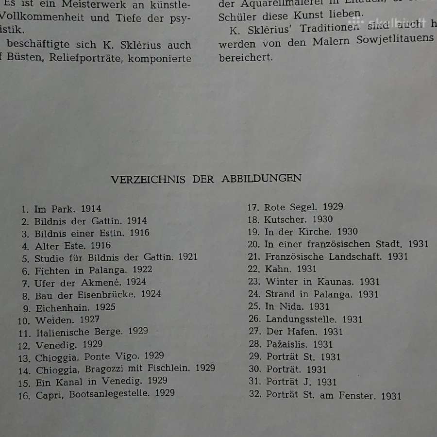 K. S. Sklėrius - reprodukcijų rinkinys 1964 m. - nuotraukos Nr. 24