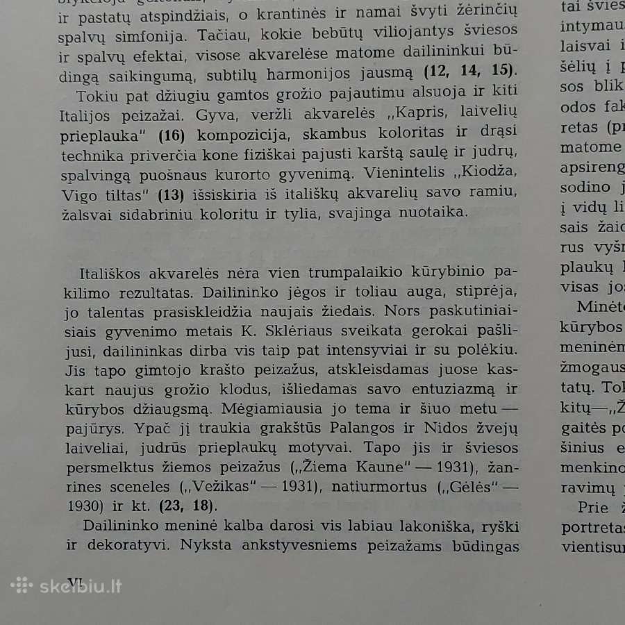 K. S. Sklėrius - reprodukcijų rinkinys 1964 m. - nuotraukos Nr. 26