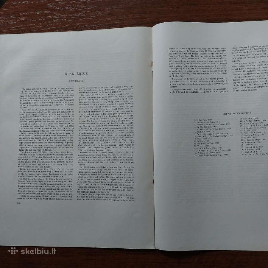 K. S. Sklėrius - reprodukcijų rinkinys 1964 m. - nuotraukos Nr. 27