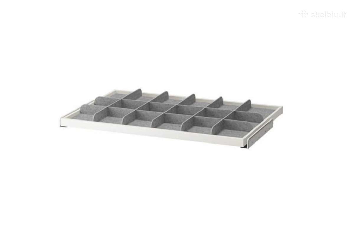 Naujas ištraukiamas Ikea stalčius su skirtuku