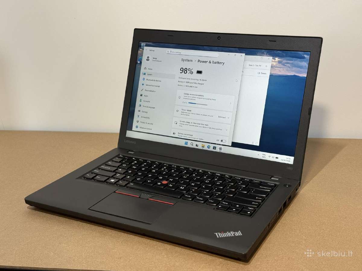 Lenovo Thinkpad T460 8gb RAM, 480gb SSD