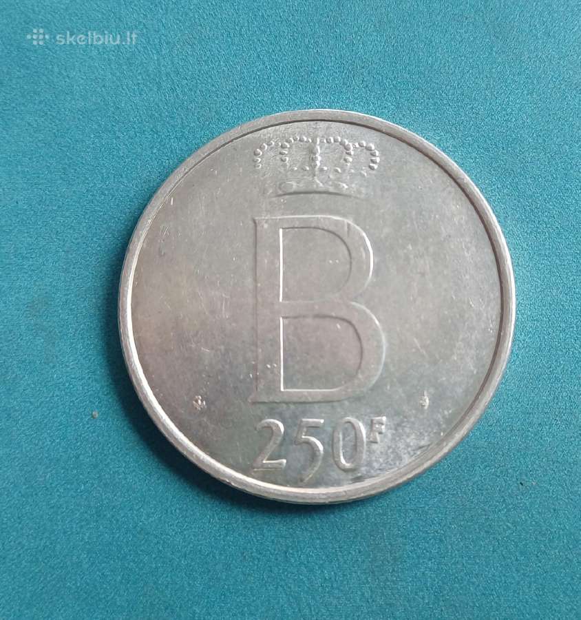 Belgija 250 frankų 1976. Baudouin - nuotraukos Nr. 2