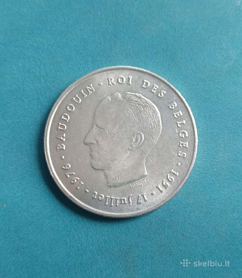 Belgija 250 frankų 1976. Baudouin