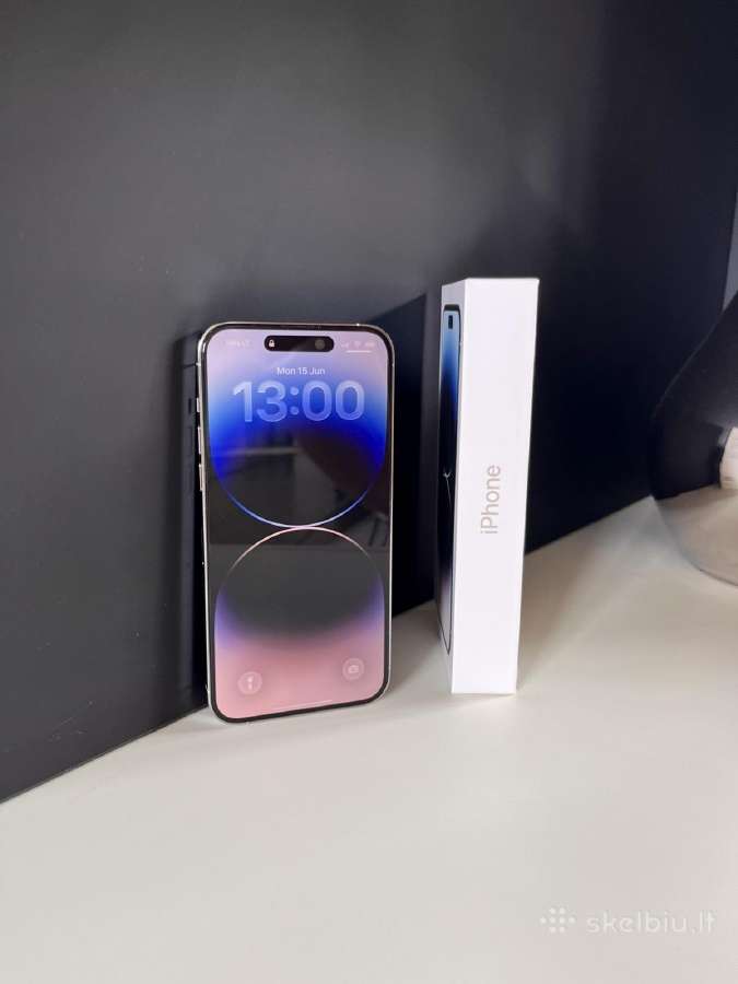Parduodu iPhone 14 Pro Max 128 GB Silver