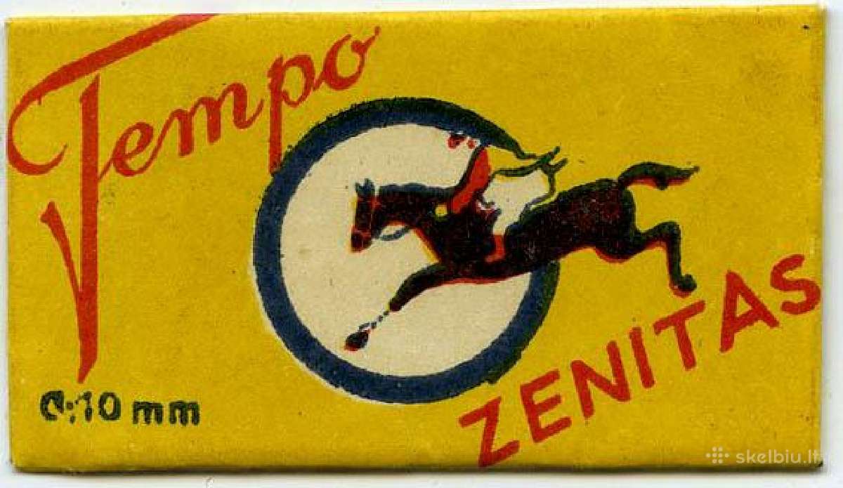 Tarpukarinis skutimosi peiliukas Tempo Zenitas - nuotraukos Nr. 2