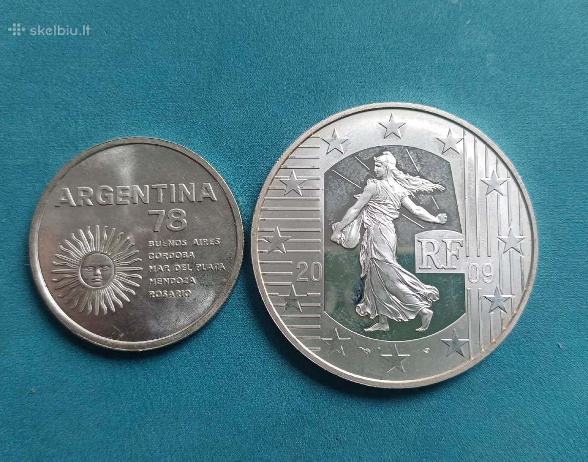 Sidabras , sidabrines monetos - nuotraukos Nr. 4