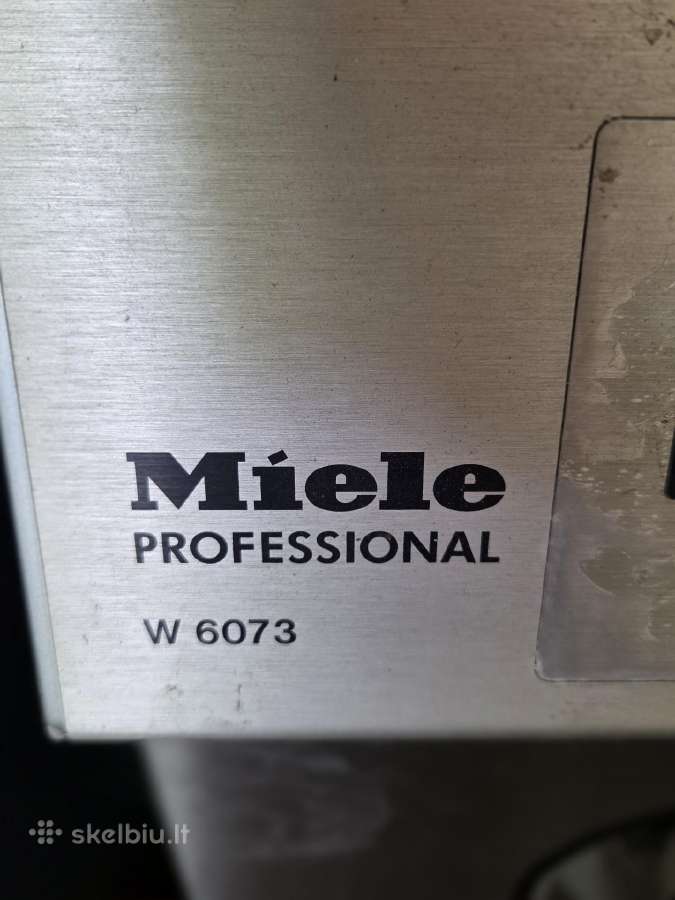 Pramoninė skalbyklė Miele W 6073 AV - nuotraukos Nr. 2