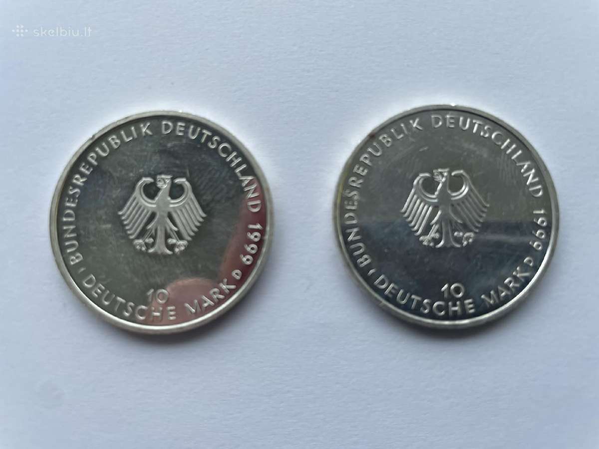 Vokietijos 10 sidabrinių markių Sidabras Praba 925 - nuotraukos Nr. 10