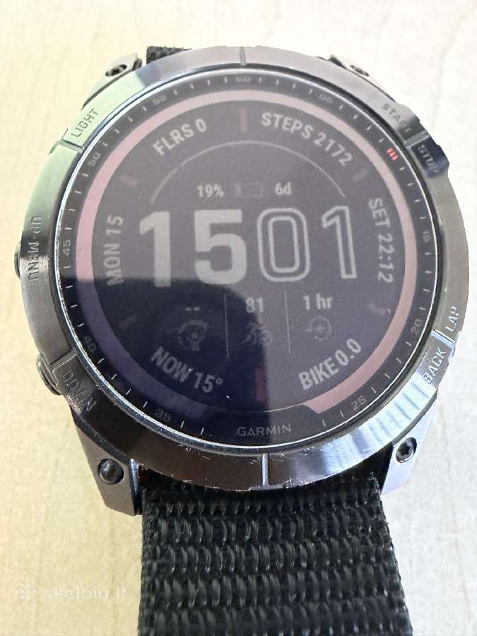 Garmin Fenix 7x solar su 2 metų garantija - nuotraukos Nr. 4