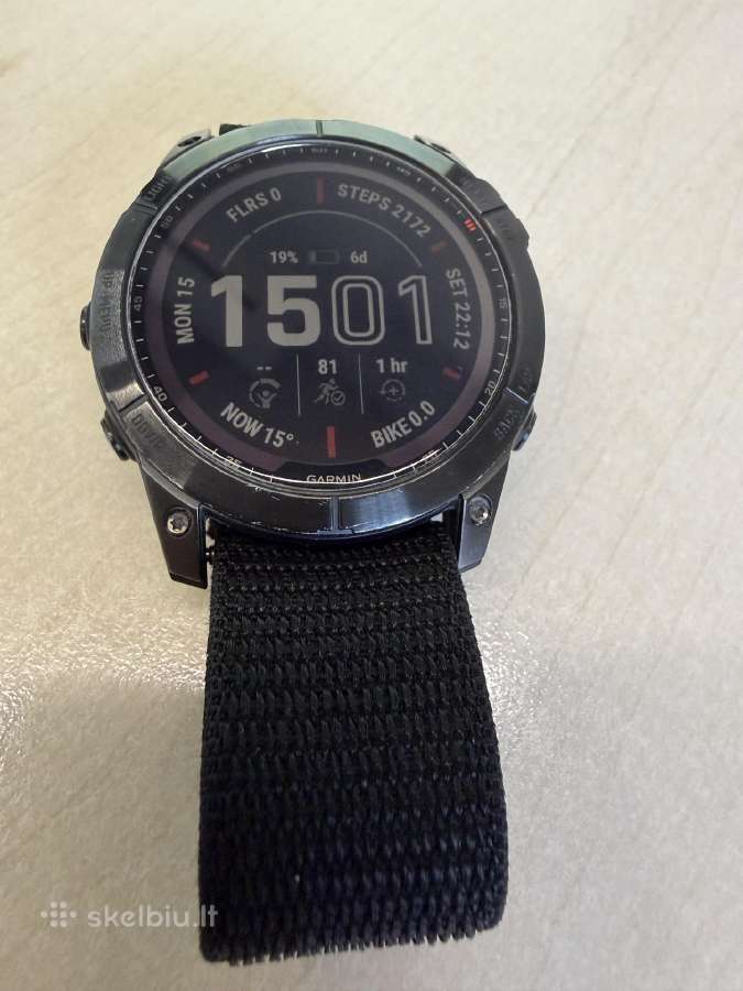 Garmin Fenix 7x solar su 2 metų garantija - nuotraukos Nr. 2