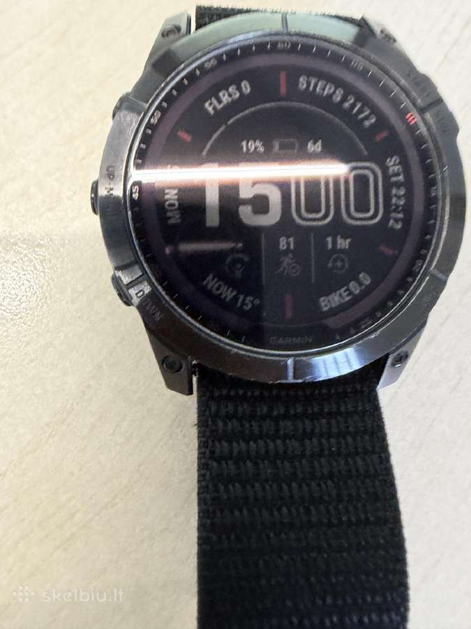 Garmin Fenix 7x solar su 2 metų garantija - nuotraukos Nr. 3