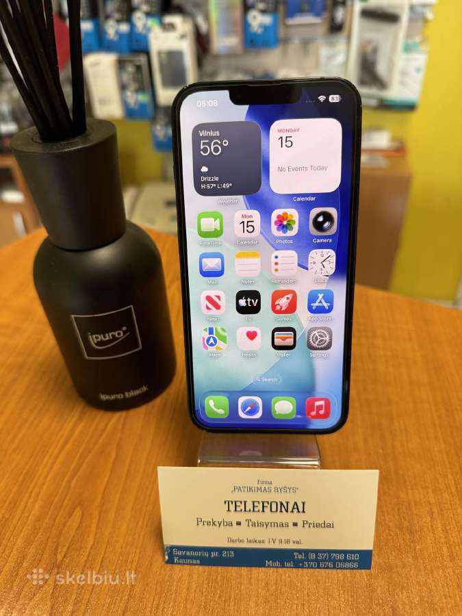 iPhone 13 Black 128gb Su Garantija