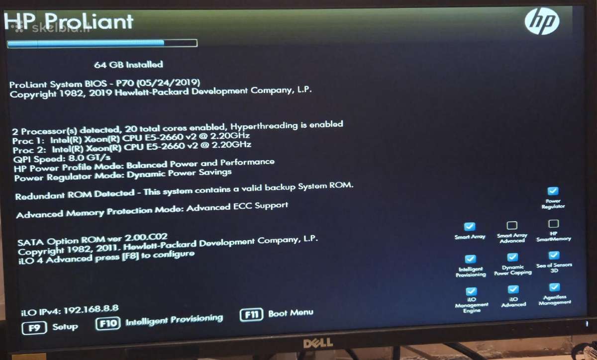 Serveriai Hp Dl380 Gen9, Dl360p G8 - nuotraukos Nr. 3