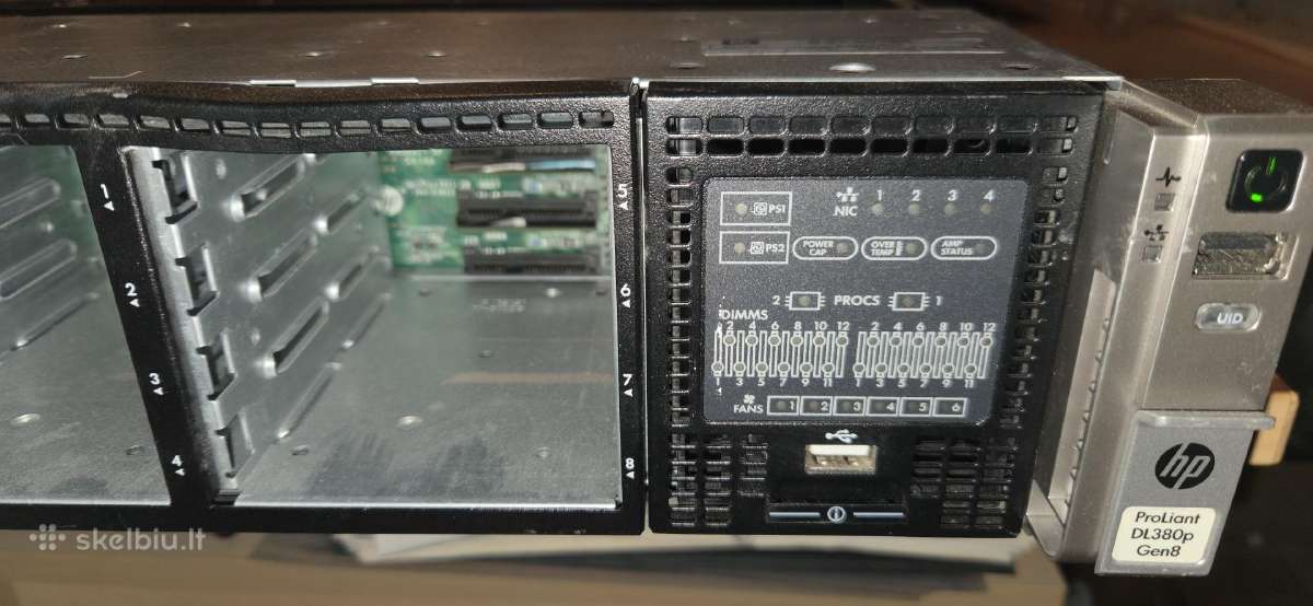 Serveriai Hp Dl380 Gen9 2xe5-2699v4, Dl360p G8 - nuotraukos Nr. 6