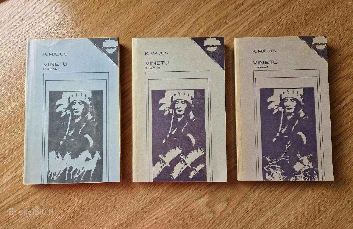 3 tomai nuotykinių romanų ,Vinetu''