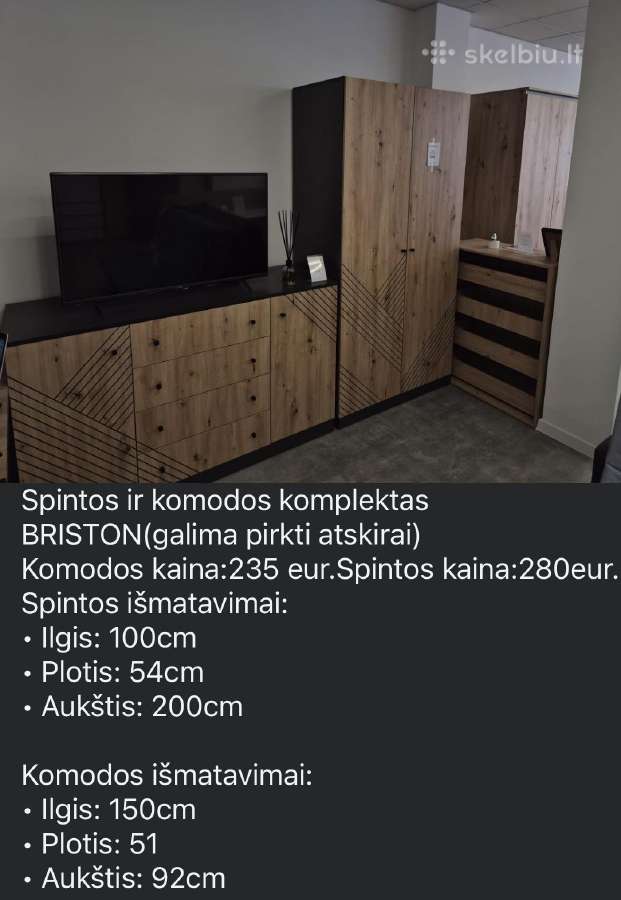 Rmd baldai geriausiomis kainomis nauja komoda - nuotraukos Nr. 11