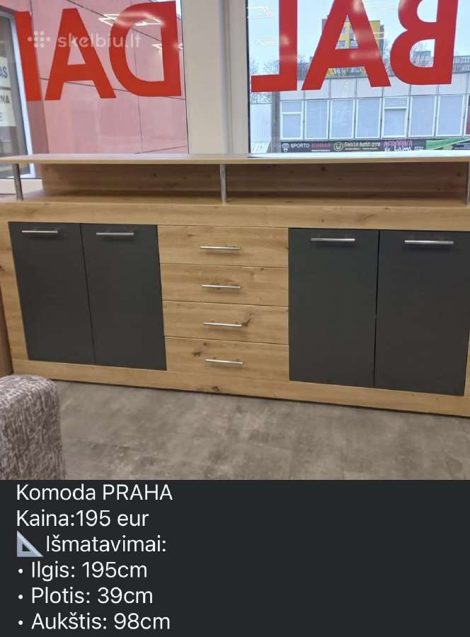 Rmd baldai geriausiomis kainomis nauja komoda - nuotraukos Nr. 2