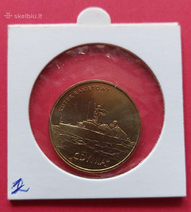 Lenkija 2013 2zl.raketinis kateris „gdynė“