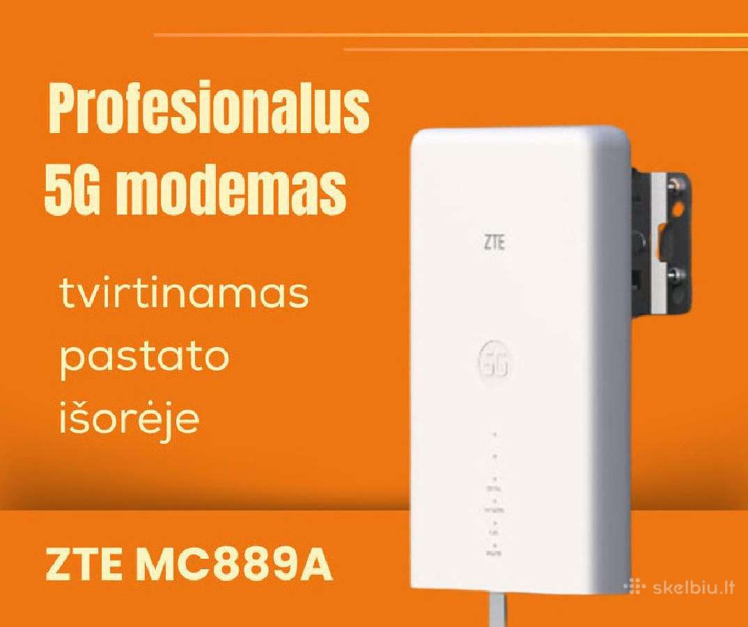 5G/4G+ aukštos kokybės išorinis modemas Zte Mc889a - nuotraukos Nr. 3