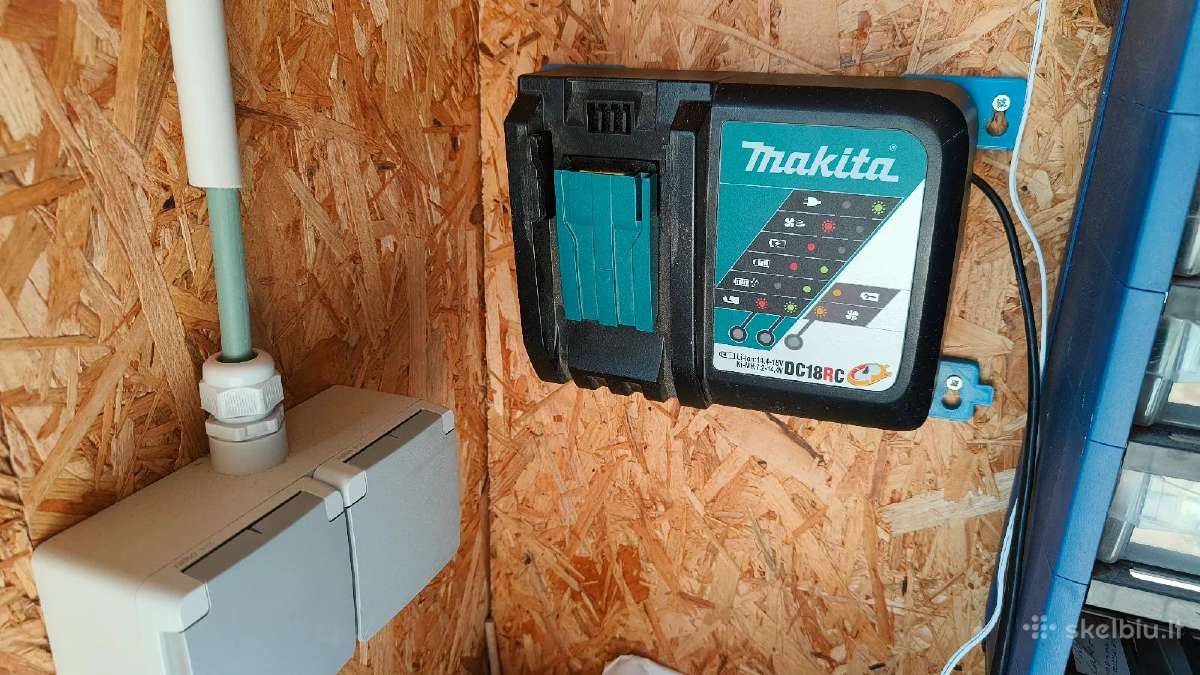 Makita įrankių akumuliatorių sieniniai laikikliai - nuotraukos Nr. 10