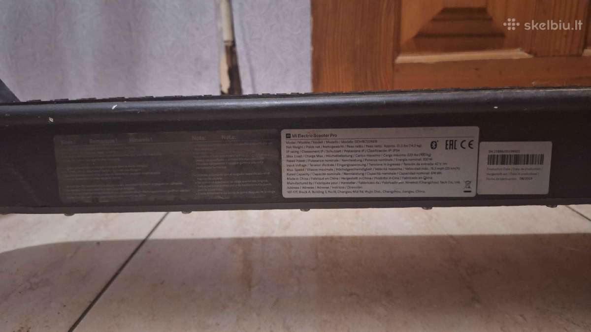 Xiaomi M365 Pro elektrinis paspirtukas - nuotraukos Nr. 4