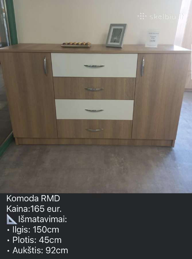 Rmd baldai geriausiomis kainomis nauja komoda - nuotraukos Nr. 5