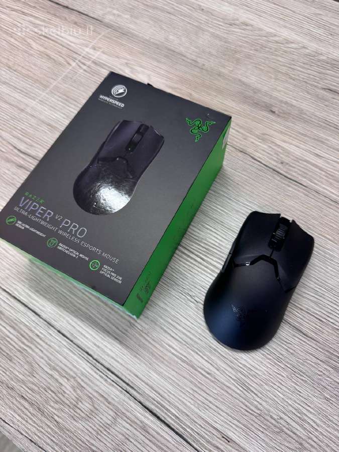 Razer Viper V2 Pro juoda žaidimų optinė pelė
