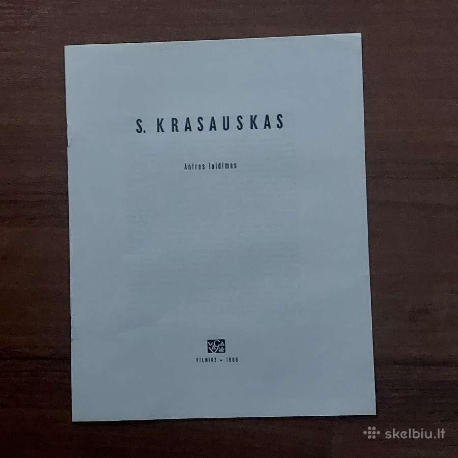 Stasys Krasauskas - reprodukcijų rinkinys 1966 m. - nuotraukos Nr. 3