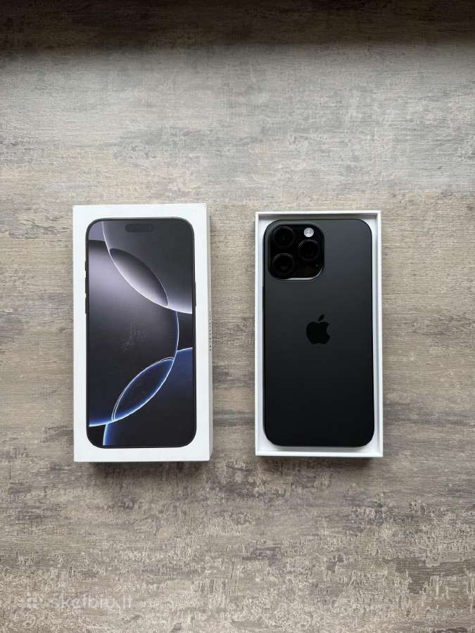 Apple iPhone 16 pro max 256gb Idealios būklės
