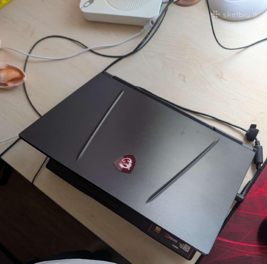 Msi Gl65 i7-10750h 120hz gtx 1660ti 16gb RAM - nuotraukos Nr. 7