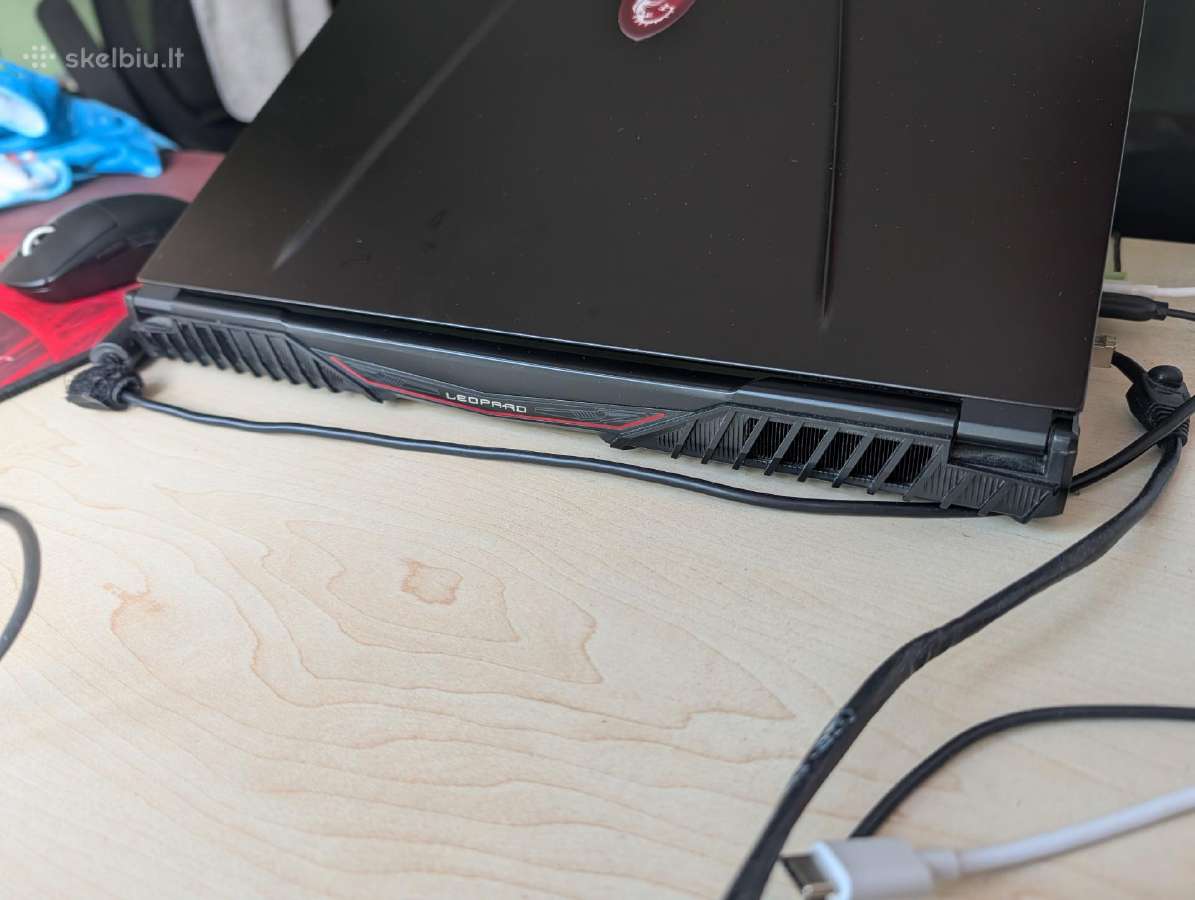Msi Gl65 i7-10750h 120hz gtx 1660ti 16gb RAM - nuotraukos Nr. 5