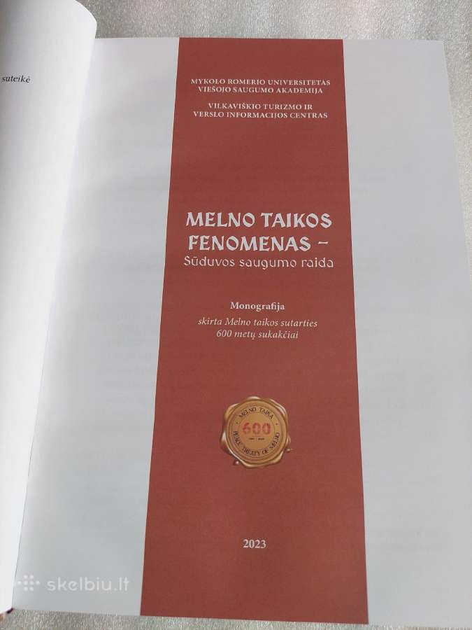 Melno taikos fenomenas - Sūduvos saugumo raida - nuotraukos Nr. 2