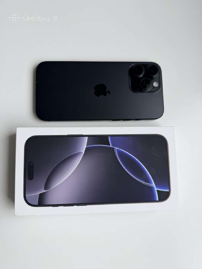 Parduodamas iPhone 16 Pro Max 256 GB – puikus