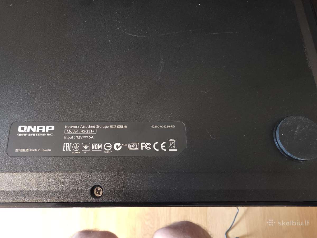 Qnap Hs-251+ Silent Nas + 2x Seagate Exos X18 18tb - nuotraukos Nr. 3