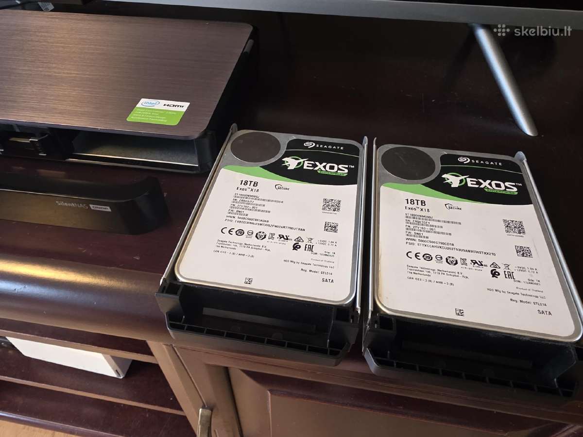 Qnap Hs-251+ Silent Nas + 2x Seagate Exos X18 18tb - nuotraukos Nr. 4