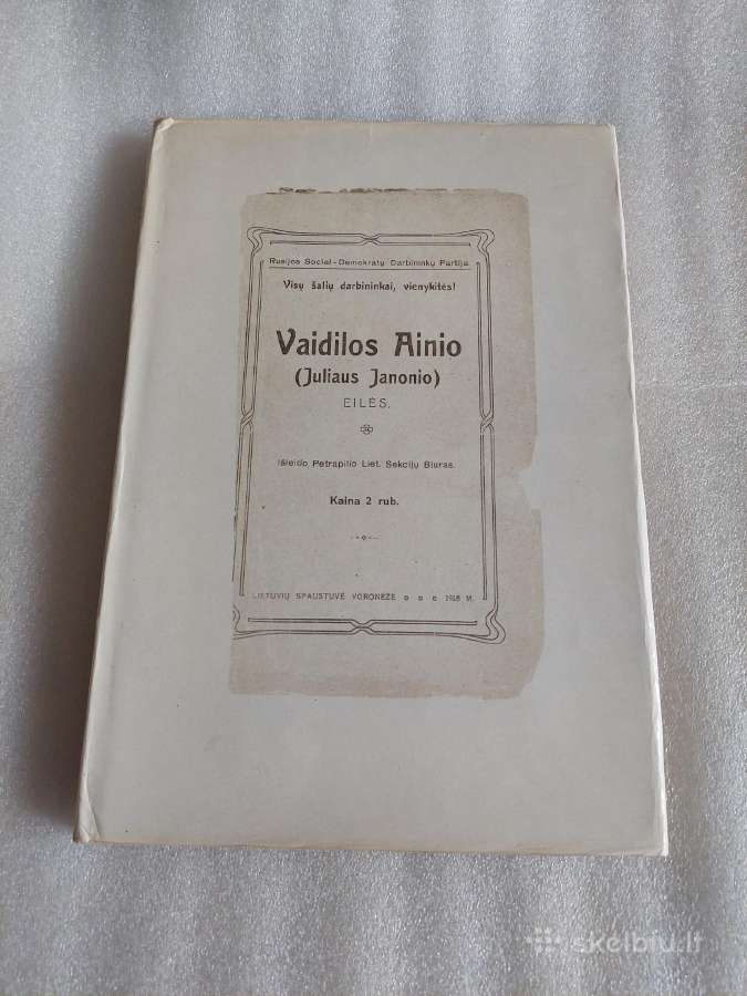 Vaidilos Ainio eilės