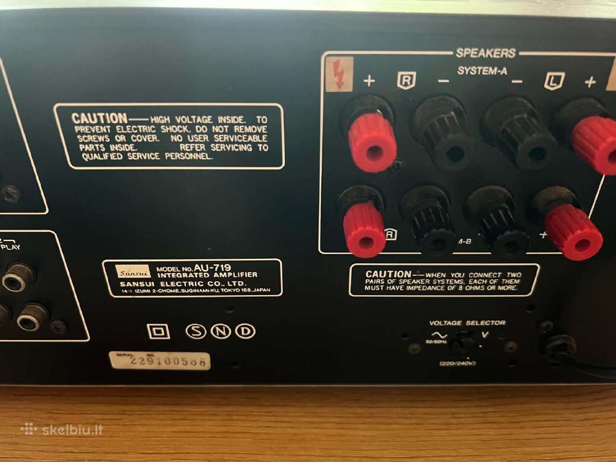 Sansui au 719 - nuotraukos Nr. 6