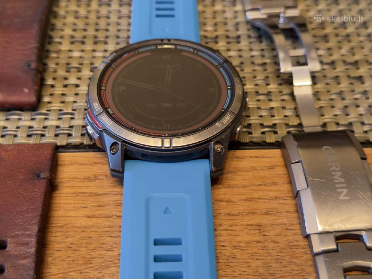Garmin Quatix 7x Sapphire Titanium geros būklės - nuotraukos Nr. 6