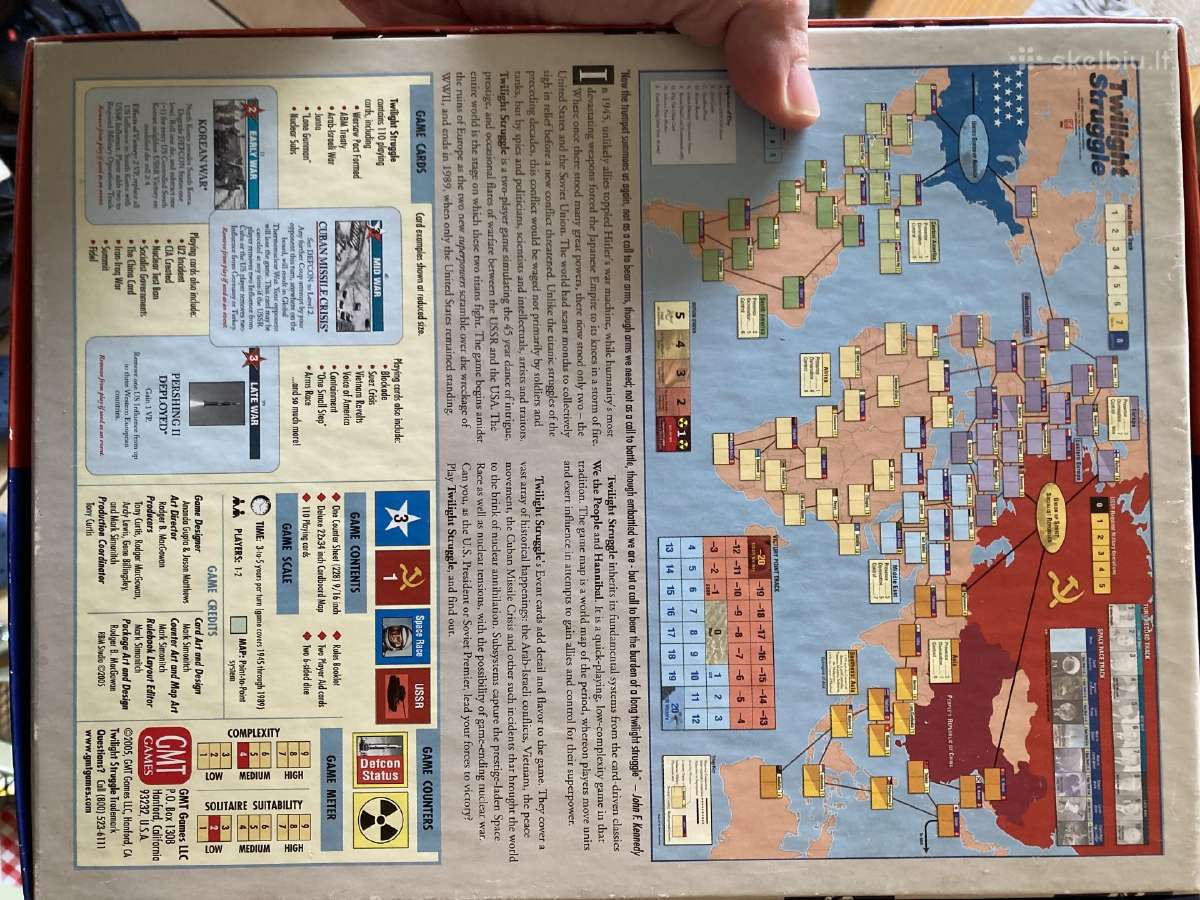 Stalo žaiidimas Twilight Struggle - nuotraukos Nr. 2