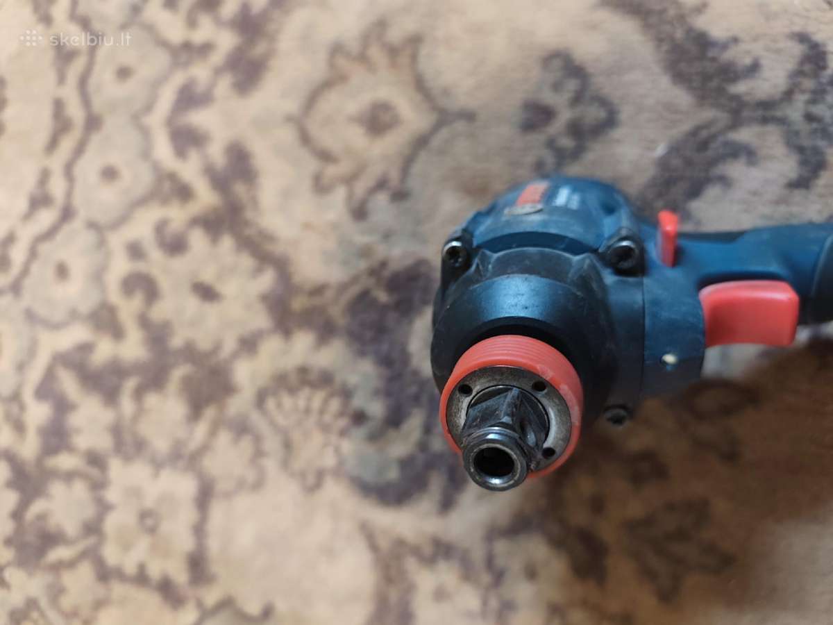 Bosch impakt suktukas su pakroveju ir baterija - nuotraukos Nr. 5