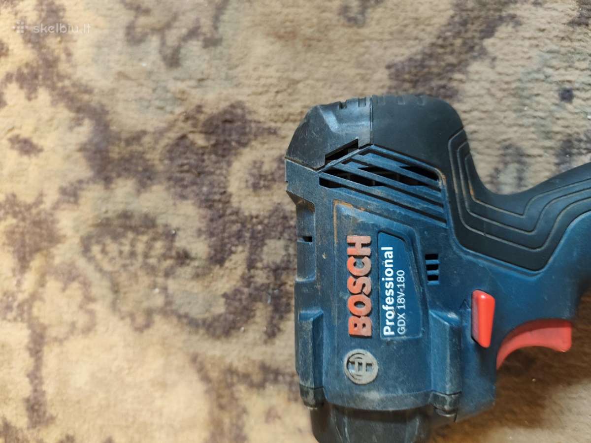 Bosch impakt suktukas su pakroveju ir baterija - nuotraukos Nr. 6