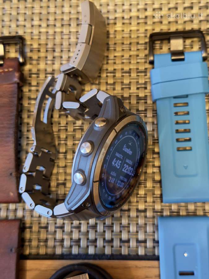 Garmin Quatix 7x Sapphire 51mm ekranas, titanium